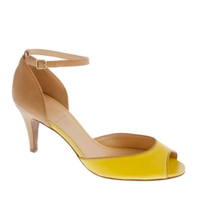 Lara peep-toe heels