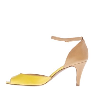 Lara peep-toe heels