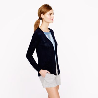 Whisper linen cardigan