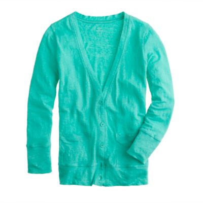 Whisper linen cardigan
