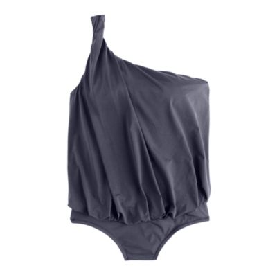 Jersey Lomellina&reg; asymmetrical blouson tank