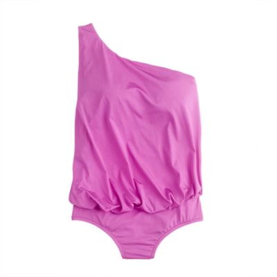 Jersey Lomellina&reg; asymmetrical blouson tank