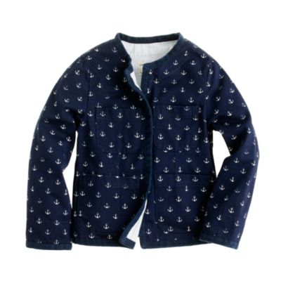 Girls' anchors aweigh chino jacket