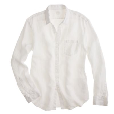 Slim Irish linen shirt