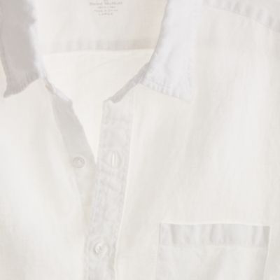 Slim Irish linen shirt