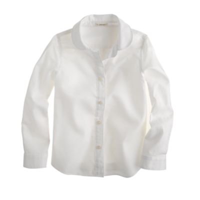 Girls' Peter Pan-collar blouse