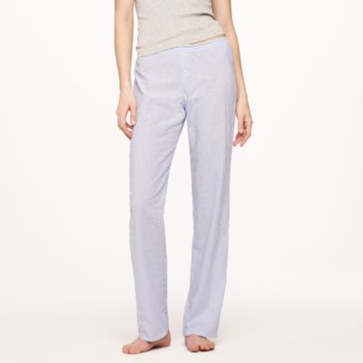 Sleep pant in shirting stripe