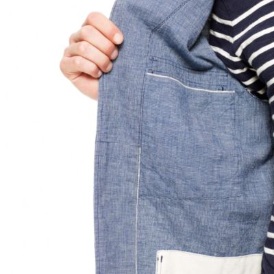 Nailhead worker jacket in Ludlow fit