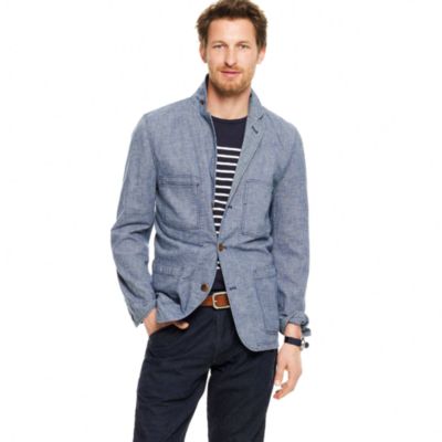 Nailhead worker jacket in Ludlow fit
