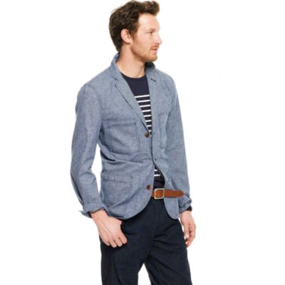 Nailhead worker jacket in Ludlow fit