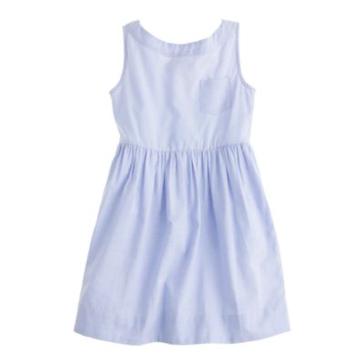 Girls' tissue oxford dress