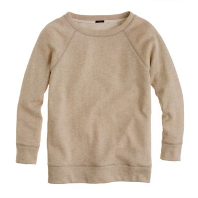 Fleece three-quarter sleeve tee