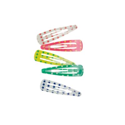Girls' star metal hair clips