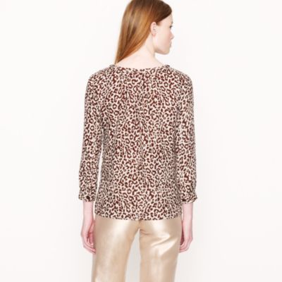 Tessa top in safari cat