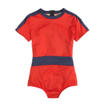 Colorblock short-sleeve tank