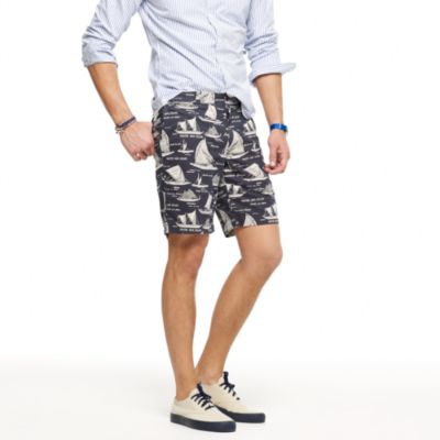 Stanton short in sailboat print