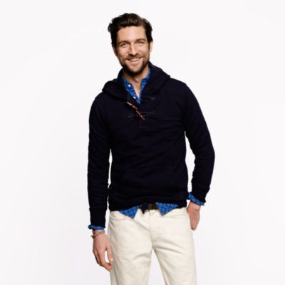 Fleece toggle hoodie