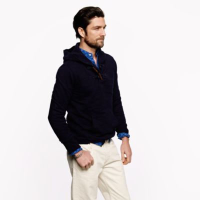 Fleece toggle hoodie