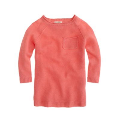 Girls' linen sunny-side tunic