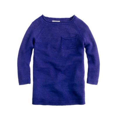 Girls' linen sunny-side tunic
