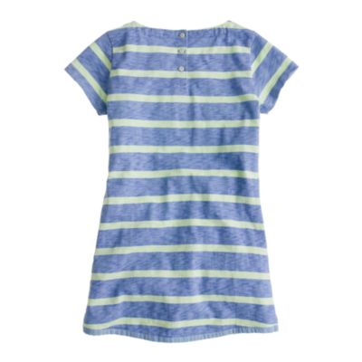 Girls' stripe tee dress