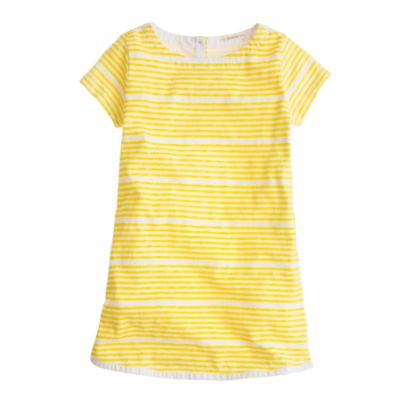 Girls' stripe tee dress