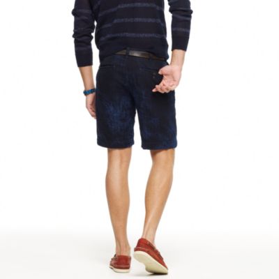 Stanton short in tie-dye indigo