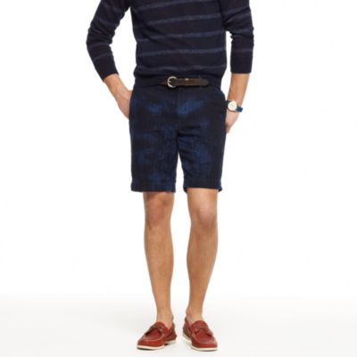 Stanton short in tie-dye indigo