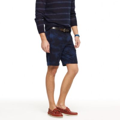 Stanton short in tie-dye indigo
