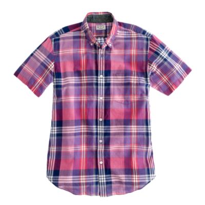 Indian cotton shirt in Pickard plaid