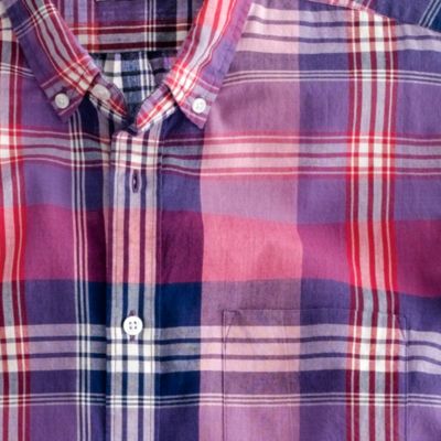 Indian cotton shirt in Pickard plaid