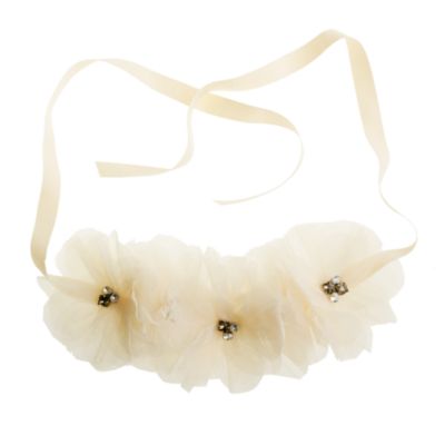 Girls' jewel flower belt