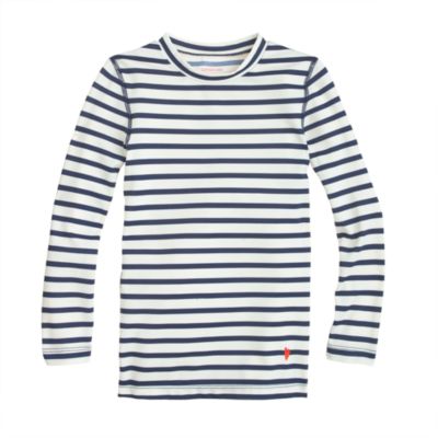 Girls' rash guard in stripe