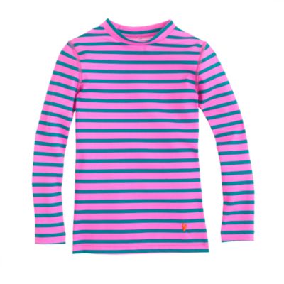 Girls' rash guard in stripe