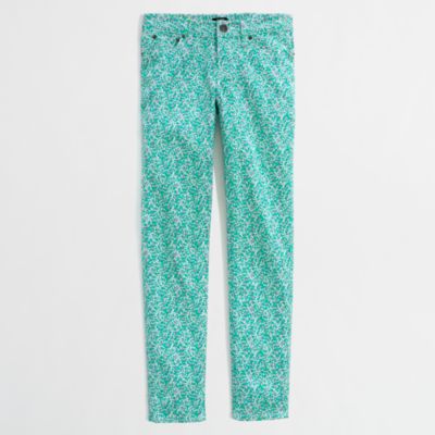 Factory printed skinny jean