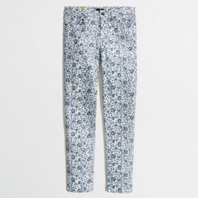 Factory printed skinny jean