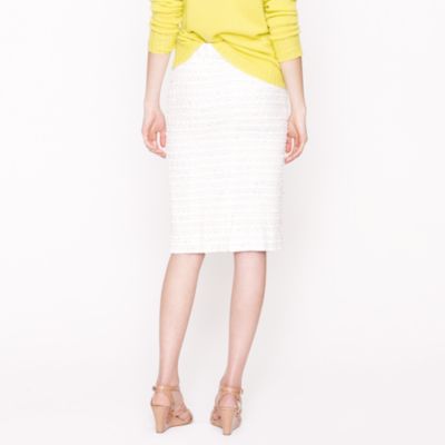 Collection pencil skirt in hologram tweed