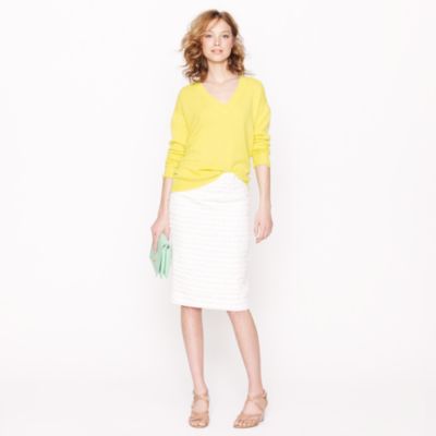 Collection pencil skirt in hologram tweed