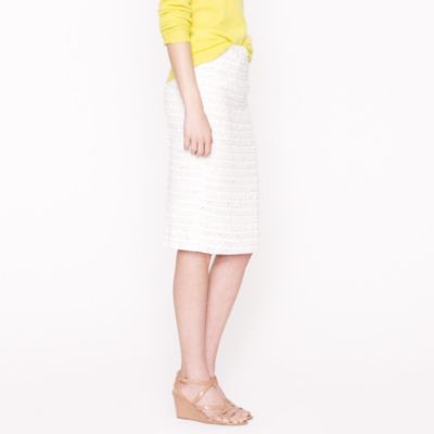 Collection pencil skirt in hologram tweed