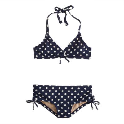 Girls' bikini set in polka dot