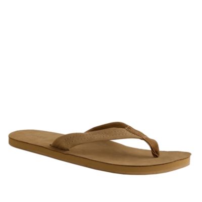 Nubuck flip-flops