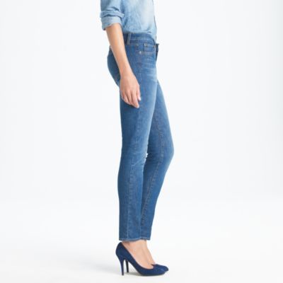 Ankle stretch toothpick jean in sea blue
