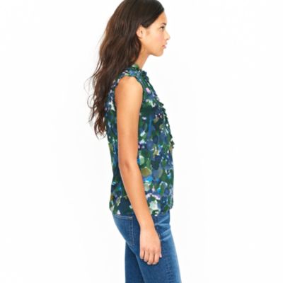 Natasha top in gardenshade floral