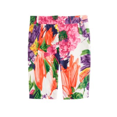 Girls' garden floral short