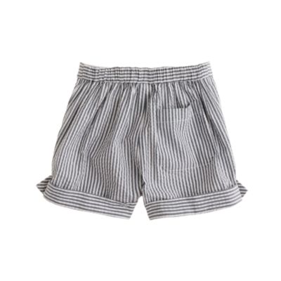 Girls' seersucker short