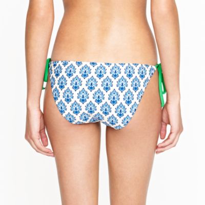 Emblem paisley string bikini