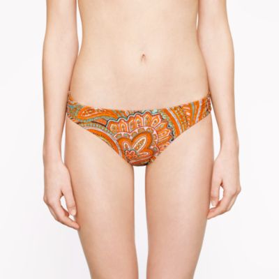 Orange paisley bikini
