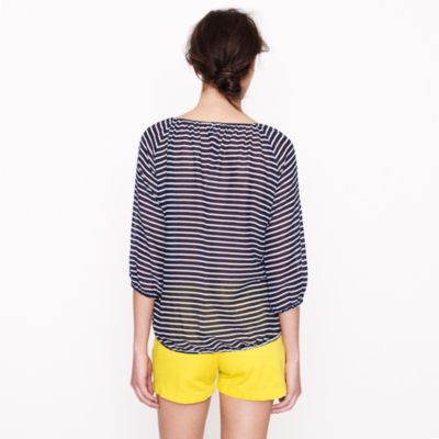 Whisper gauze peasant blouse