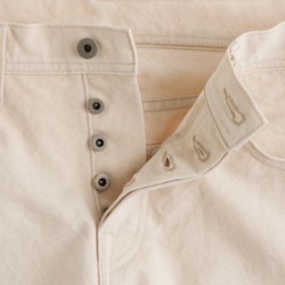 Wallace & Barnes slim canvas jean