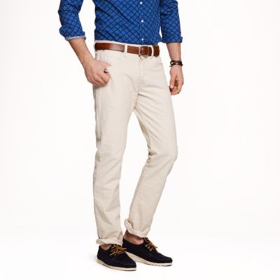 Wallace & Barnes slim canvas jean
